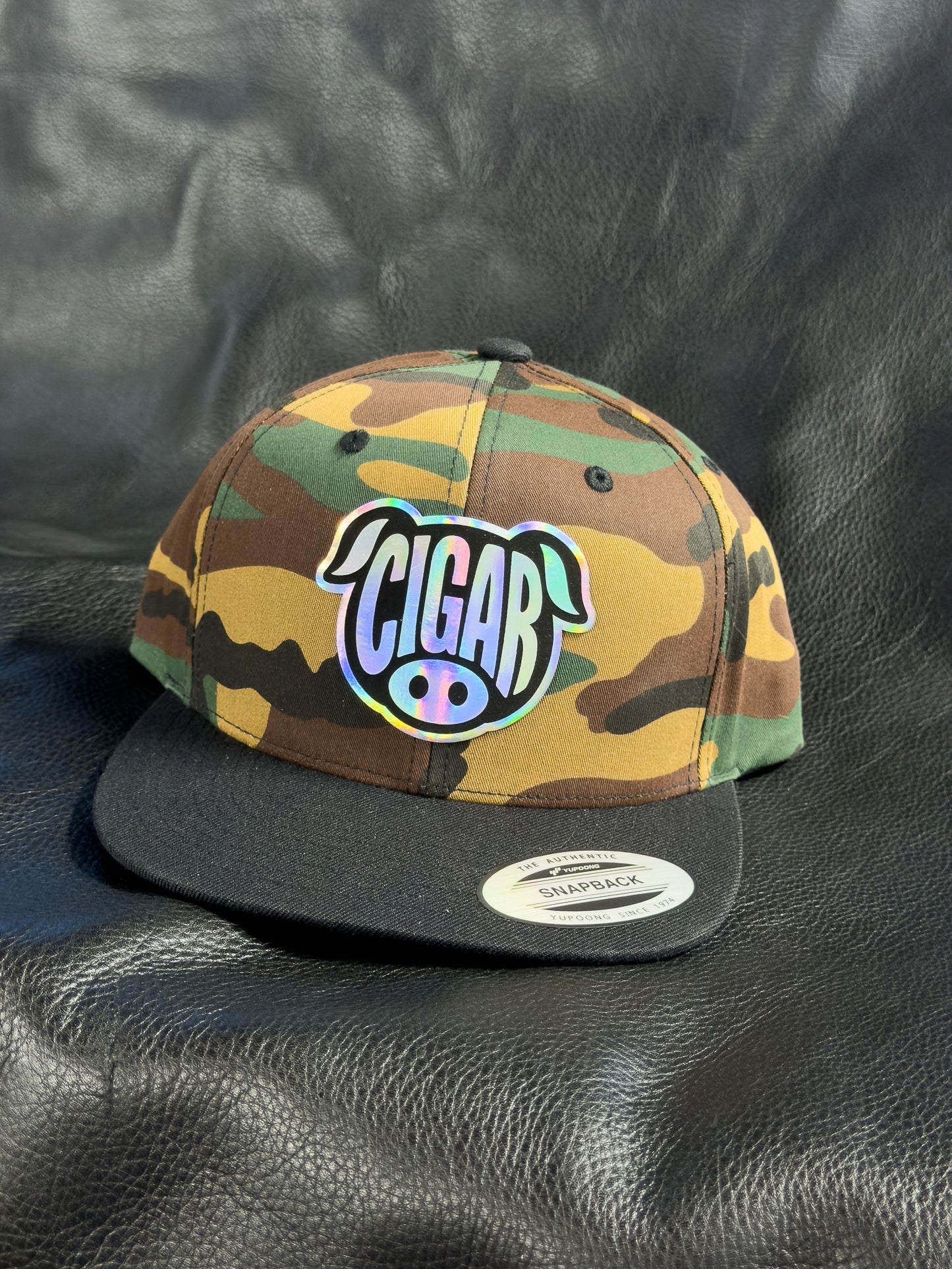 CIGAR PIG Holo Hat — GUW Exclusive