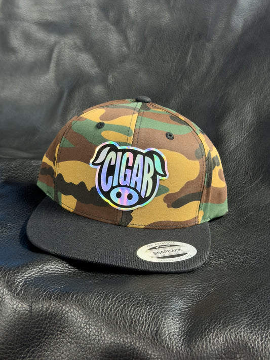 CIGAR PIG Holo Hat — GUW Exclusive