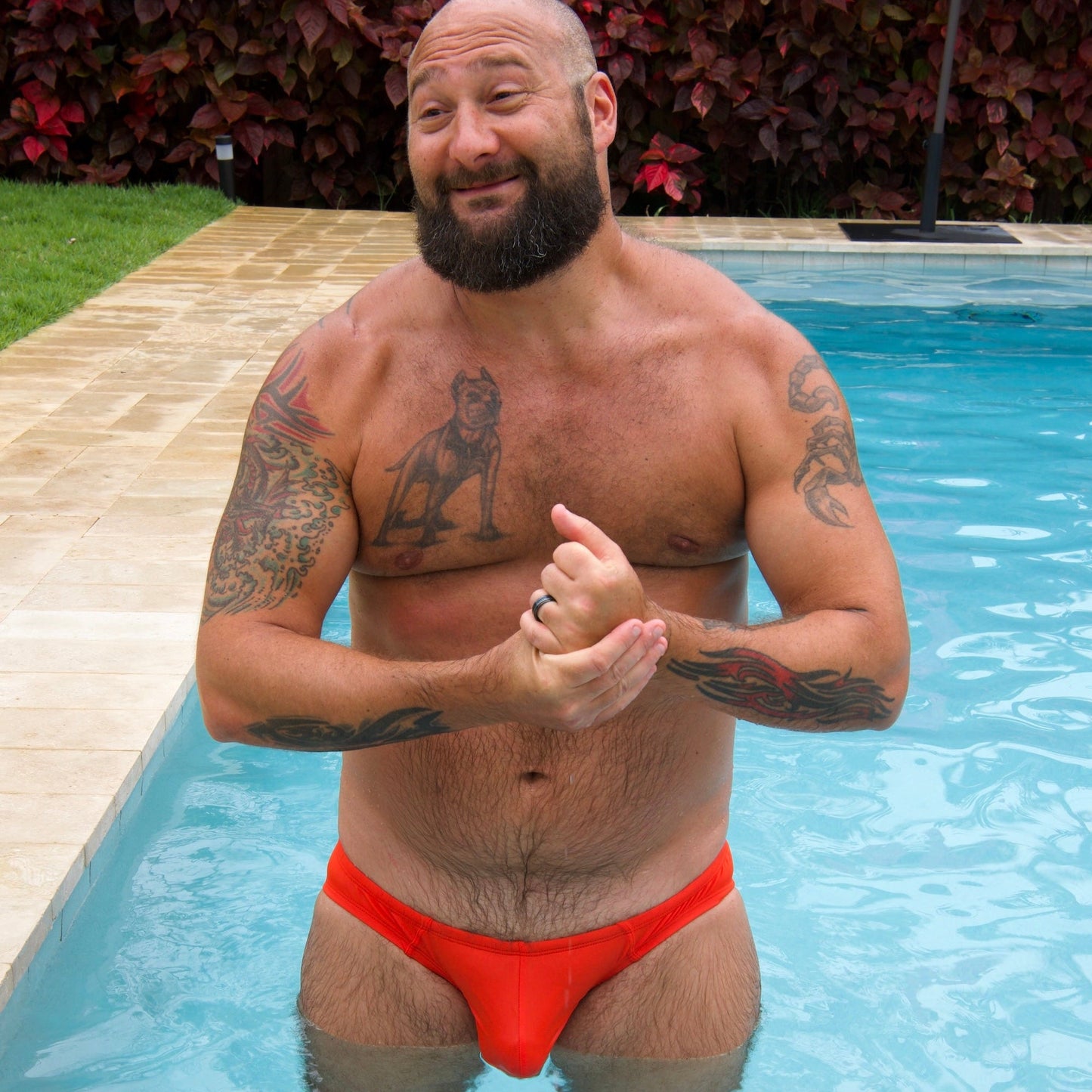 Mini Swim Brief - Papaya
