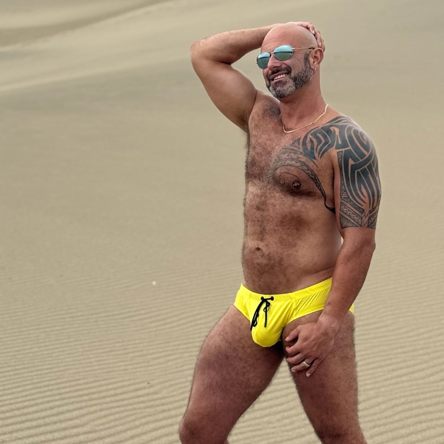 Classic Swim Brief - Lemon